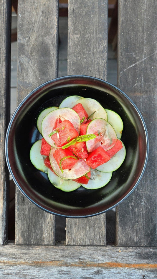 Watermelon & Cucumber Salad